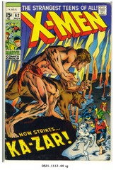 The X-MEN #062 © 1969 Marvel Comics